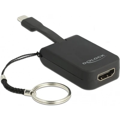 Afbeelding van DeLOCK USB C &gt; HDMI adapter sleutelhanger