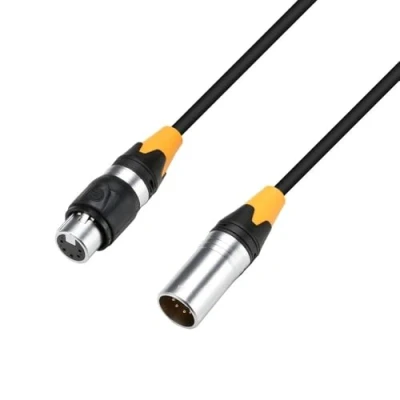 Afbeelding van Adam Hall Cables DMX XLR male naar vrouwelijke IP65 kabel 3m
