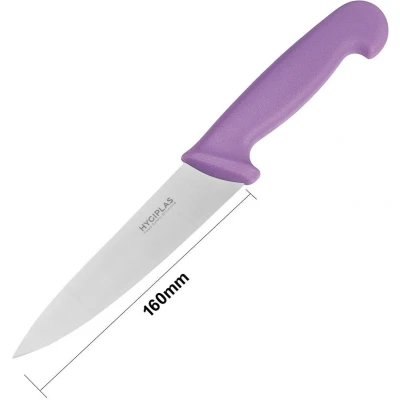 Afbeelding van Hygiplas Koksmes Paars 16cm FX116 Restaurant Hotel Professioneel