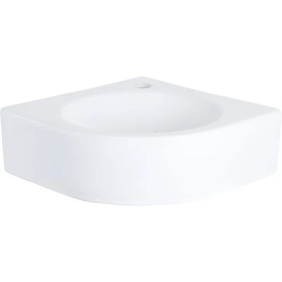 Afbeelding van Differnz Cleo Hoekfontein Keramiek wit 30 x 10 cm