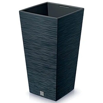 Afbeelding van Bloempot antraciet met reservoir, Furu collectie, 39,5 x 75,5 cm, inhoud 37 liter.