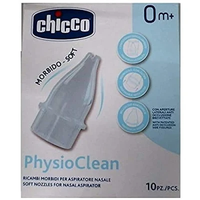 Afbeelding van Chicco Vervangkit Neuszuiger Soft &amp; Easy Physioclean X10