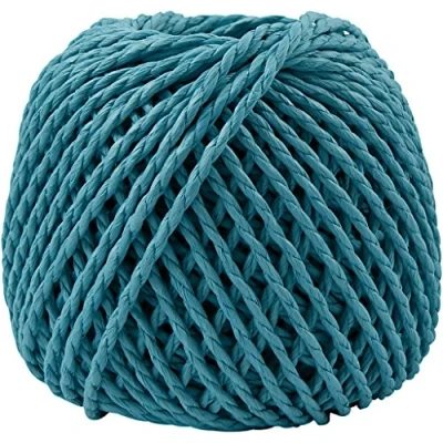 Afbeelding van Garen Weaving Paper 3 Mm Turquoise 40 Meter Per Bol