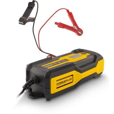Afbeelding van Powerplus POWX4207 Acculader Druppellader voor auto, motor, caravan, scooter, boot 160W 12V 10A 3 tot 200Ah