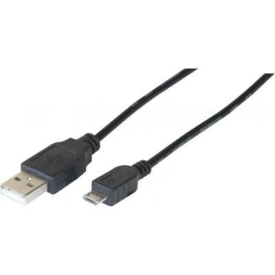 Image de Cordon eco USB 2.0 a / Micro b Noir 2 m