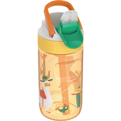Afbeelding van Kambukka Lagoon Drinkfles voor kinderen 400ml Mexican Parade met geïntegreerd rietje drinkbus drinkbeker school