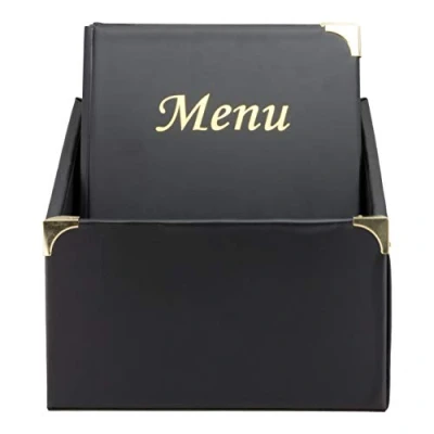 Afbeelding van Menubox Securit, Basic Range A4 zwart, inclusief 10 menukaarten