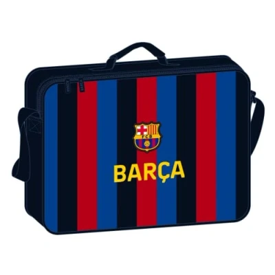 Afbeelding van Schooltas F.C. Barcelona Kastanjebruin Marineblauw (38 x 28 6 cm)