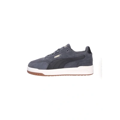 Afbeelding van PUMA Shuffle Downtown SD Unisex Sneakers Dusky Gray Black Gold