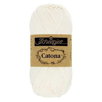 Afbeelding van Scheepjes Catona 50 gram 105 Bridal White