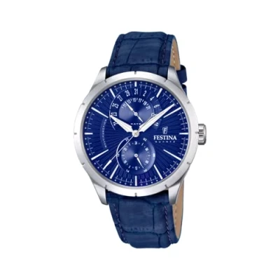 Afbeelding van Festina Digitaal F16573_7, Blauw/Blauw, klassiek, Klassiek