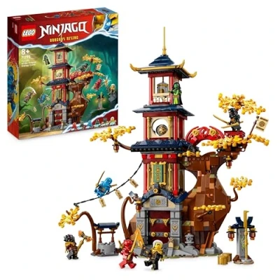Afbeelding van LEGO NINJAGO Tempel van de drakenenergiekernen Dragon Rise Set 71795