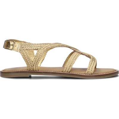 Afbeelding van Inuovo Sandalen, Dames, Maat: 37, Goud Schoenen
