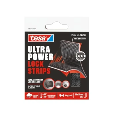 Afbeelding van tesa Ultra Power Lock Klittenband (l x b) 50 mm 25 2 paar