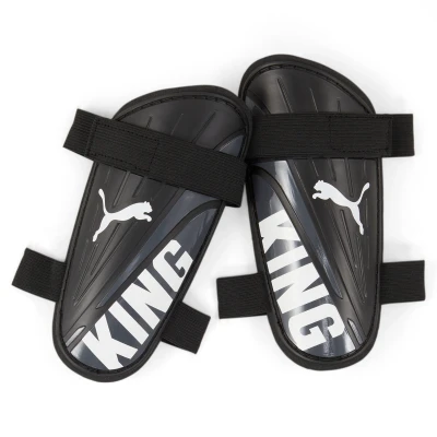 Afbeelding van KING scheenbeschermers met band, Zwart/Wit, Maat XL PUMA
