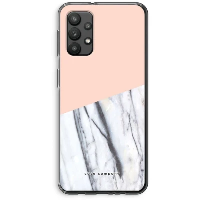 Afbeelding van Case Company® hoesje geschikt voor Samsung Galaxy A32 4G A touch of peach Soft Cover Telefoonhoesje Bescherming aan alle Kanten en Schermrand