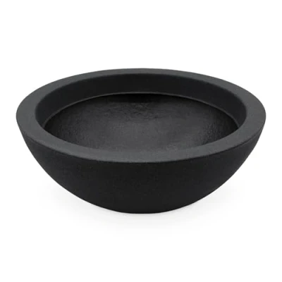 Afbeelding van Kunststof plantenschaal antraciet 52x20 cm Bloempot