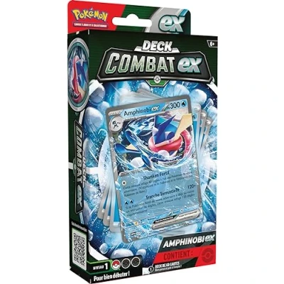 Afbeelding van Deck of Cards Pokémon Combat EX: Greninja &amp; Kangashkan (FR)