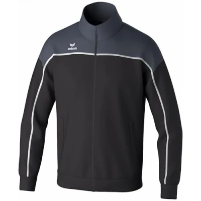 Afbeelding van Erima Change Trainingsjack Kinderen Zwart / Slate Grey Wit Maat: 164