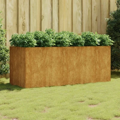 Afbeelding van Plantenbak verhoogd 200x80x80 cm cortenstaal