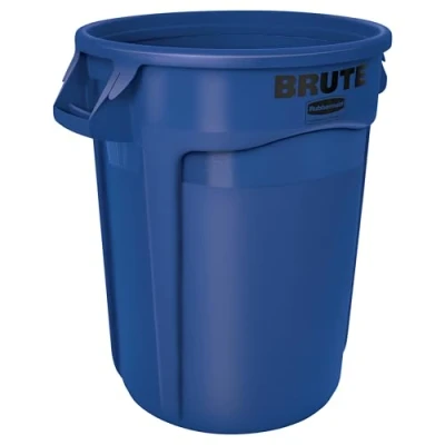 Afbeelding van Rubbermaid Commercial Products FG260900WHT Afvaldeksel, ruw, LLDPE, rond, wit