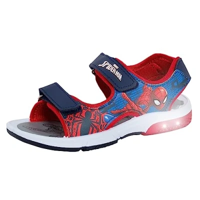 Afbeelding van Marvel Spiderman Lichte sportsandalen voor jongens, open teen, gemakkelijk te bevestigen, rood, Blauw/Rood