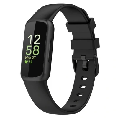 Afbeelding van Fitbit Inspire 3 Sportbandje met gesp Maat: Large Zwart