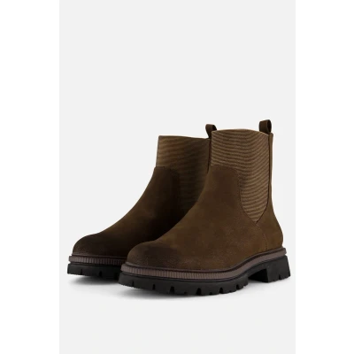 Afbeelding van MARCO TOZZI MT Vegan, Soft Lining Dames Laarzen CAFE NUBUCK Maat 40