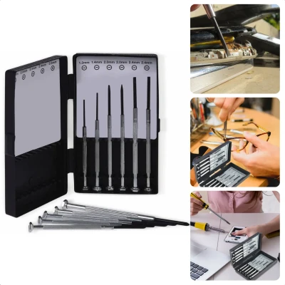 Afbeelding van Cheqo® Precisie Schroevendraaierset 11 stuks 5x PH Kruiskop &amp; 6x Gleufkop Schroevendraaier Handgereedschap Klusgereedschap Lange levensduur