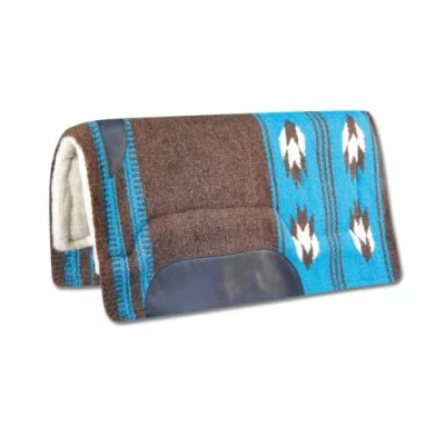 Image de Waldhausen Tapis Western Utah Marron/Turquoise 86x87cm