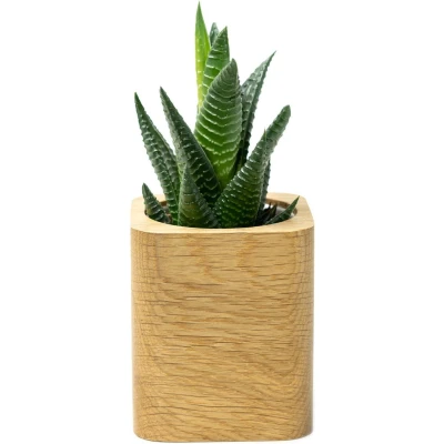 Afbeelding van Oakywood Square Planter Oak Wood