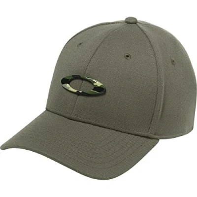 Afbeelding van Oakley Tincan Worn Cap Olive/Graphic