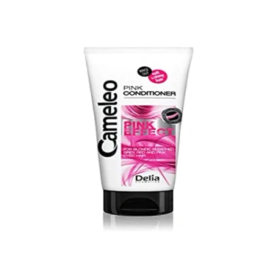 Afbeelding van Cameleo Pink Effect Conditioner met grapefruitextract voor blond, gebleekt, rood en roze haar, zacht glanzend haar highlights, zonder parabenen, zout, 200 ml