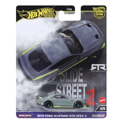 Afbeelding van Hot Wheels Legenden van het autokweekcircuit, auto&#039;s voor kinderen vanaf 3 jaar, premium collectie autocultuur, voertuigen in schaal 1:64, HKC85