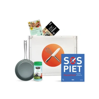 Afbeelding van Piet Box Braadpan antikleef Ø 20 cm Grijs PFAS vrij