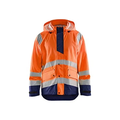 Afbeelding van Blaklader Regenjas High Vis LEVEL 1 4323 2000 Oranje/Marineblauw 4XL