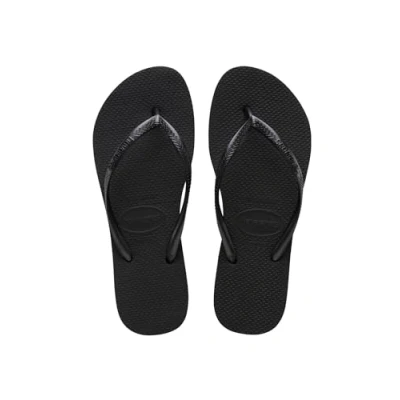 Afbeelding van Havaianas Slim Flatform Damesslipper, Zwart