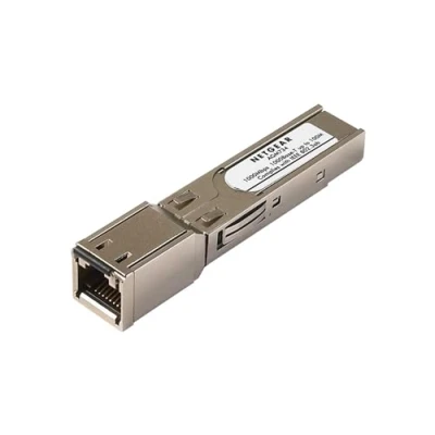 Afbeelding van NETGEAR ProSafe AGM734 SFP (mini GBIC) transceivermodule 1GbE 1000Base T RJ 45 voor P/N: GS724TPP 300EUS