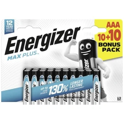 Afbeelding van Energizer Max Plus AAA batterij (potlood) Alkaline 1.5 V 20 stuk(s)