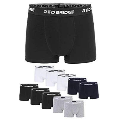 Afbeelding van Boxershorts voor heren, effen, smal, katoen, elastisch, ondergoed, basic, 10 stuks, Meerkleurig