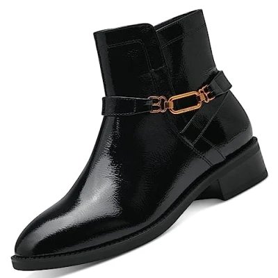 Afbeelding van Tamaris Korte laarzen, Dames, Maat: 37, Black patent Kunststof