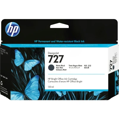 Afbeelding van HP Inktcartridge B3P22A 727 130ml mat zwart