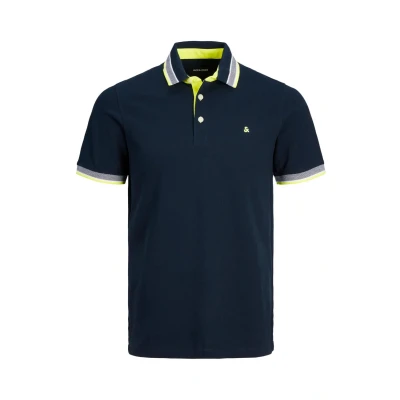 Afbeelding van JACK&amp;JONES PLUS JJEPAULOS POLO SS NOOS PLS Heren Poloshirt Maat EU4XL US2XL