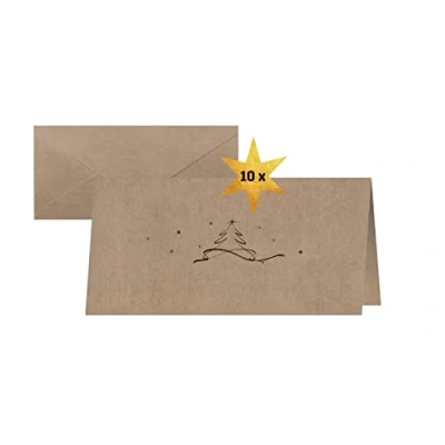 Afbeelding van Sigel, Wenskaart, Christmas Tree (10 Pcs.)