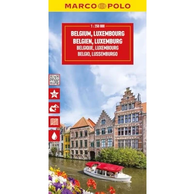 Afbeelding van Belgium and Luxembourg Marco Polo Map