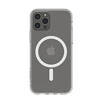 Image de Belkin SheerForce Magnetic Anti Microbial Coque de protection pour téléphone portable compatibilité avec MagSafe clair mince, léger Apple iPhone 12, 12 Pro
