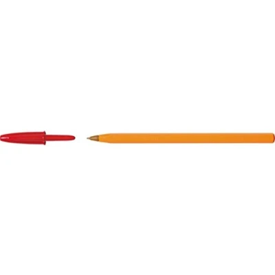 Afbeelding van BIC Orange Original Dunne Balpennen Punt (0,8 mm) Rood, Doos van 20 Stuks