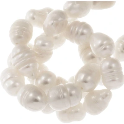 Afbeelding van Zoetwaterparels (9 11 x 6 8 mm) White (35 Stuks)