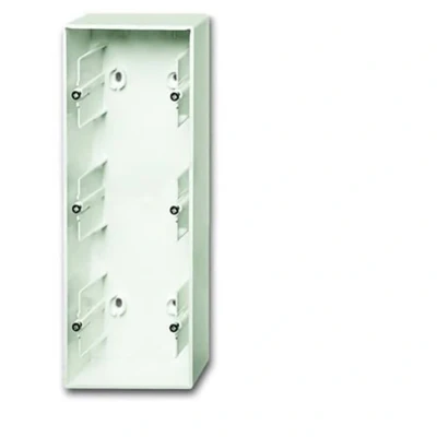 Afbeelding van ABB Busch Jaeger stopcontact met klapdeksel en randaarde bruin IP44 (20 EUGKB 31 101) wandcontactdoos