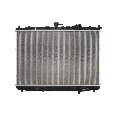 Afbeelding van THERMOTEC D70310TT Radiateur voor voertuigen met/zonder airco 430 670 26 Handgeschakeld Koelribben gesoldeerd